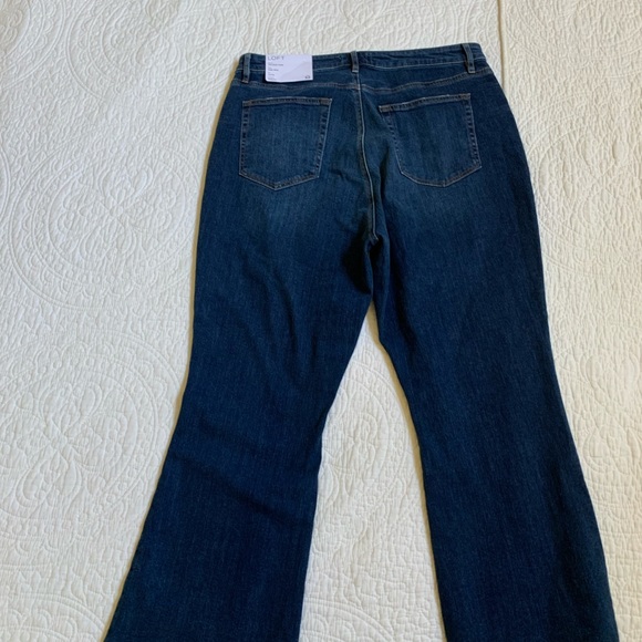 Loft The Kick Crop high rise curvy jeans - Picture 2 of 5